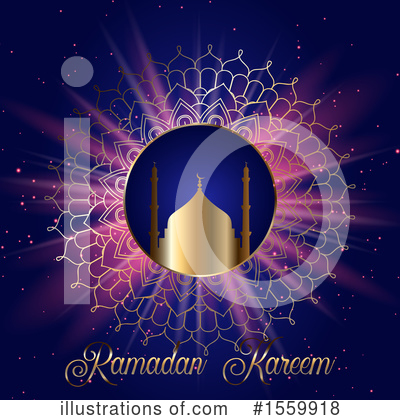 Royalty-Free (RF) Ramadan Kareem Clipart Illustration by KJ Pargeter - Stock Sample #1559918