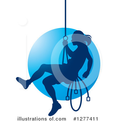 Mountain Climber Clipart #1277411 by Lal Perera
