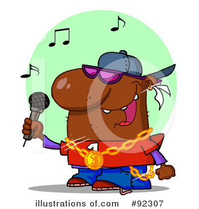 Rapper Clipart #92307 by Hit Toon