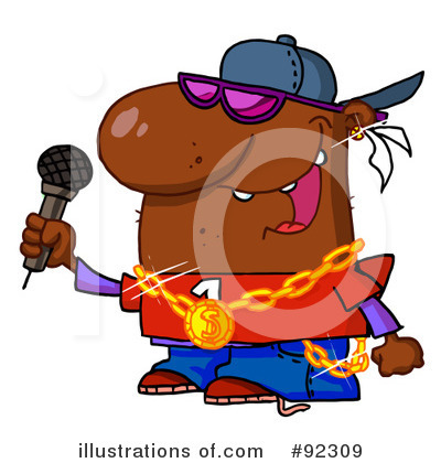 Rapper Clipart #92309 by Hit Toon