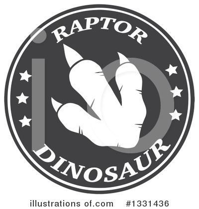 Raptor Clipart #1331436 by Hit Toon