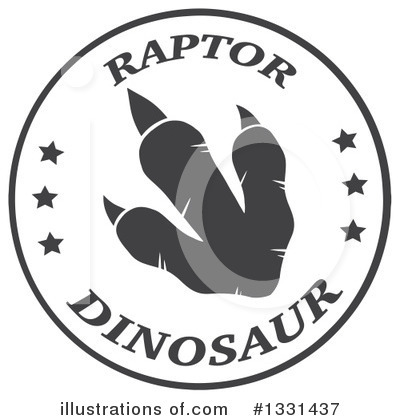 Raptor Clipart #1331437 by Hit Toon