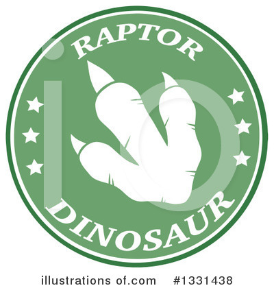 Raptor Clipart #1331438 by Hit Toon