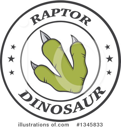 Raptor Clipart #1345833 by Hit Toon