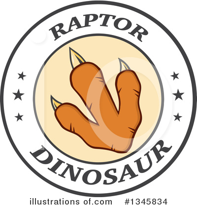 Raptor Clipart #1345834 by Hit Toon