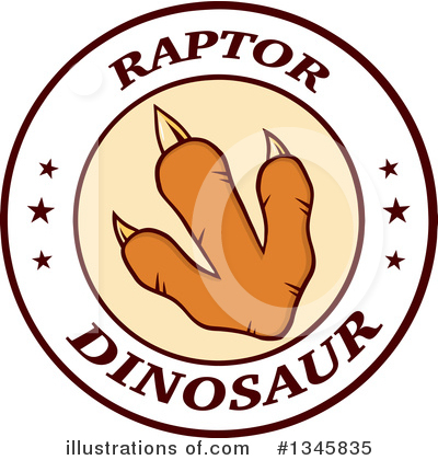 Raptor Clipart #1345835 by Hit Toon