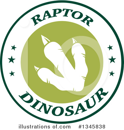 Raptor Clipart #1345838 by Hit Toon