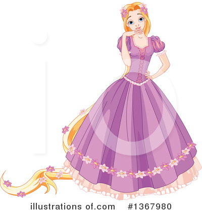 Princess Clipart #1367980 by Pushkin
