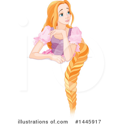 Rapunzel Clipart #1445917 by Pushkin