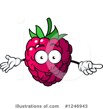Royalty-Free (RF) Raspberry Clipart Illustration by Vector Tradition SM - Stock Sample #1246943