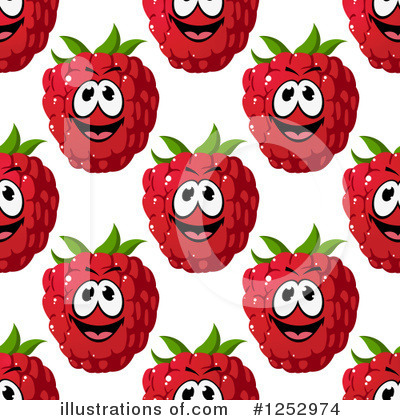 Royalty-Free (RF) Raspberry Clipart Illustration by Vector Tradition SM - Stock Sample #1252974