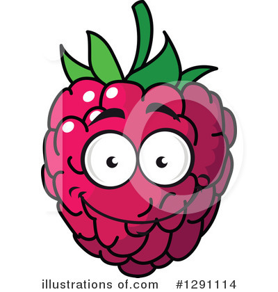 Royalty-Free (RF) Raspberry Clipart Illustration by Vector Tradition SM - Stock Sample #1291114