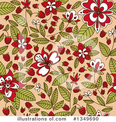Royalty-Free (RF) Raspberry Clipart Illustration by Vector Tradition SM - Stock Sample #1349690