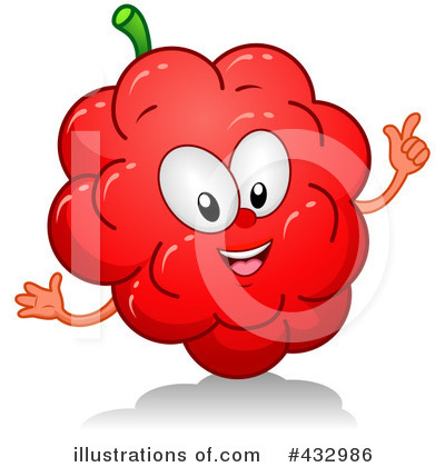 Royalty-Free (RF) Raspberry Clipart Illustration by BNP Design Studio - Stock Sample #432986