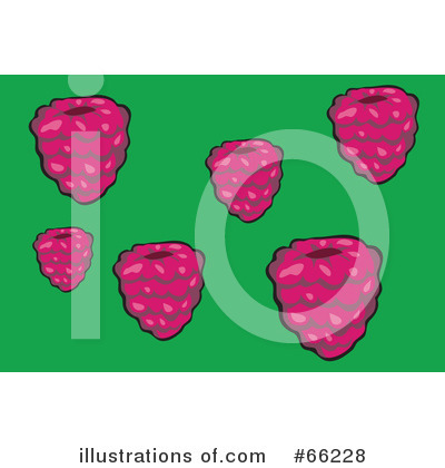 Royalty-Free (RF) Raspberry Clipart Illustration by Prawny - Stock Sample #66228