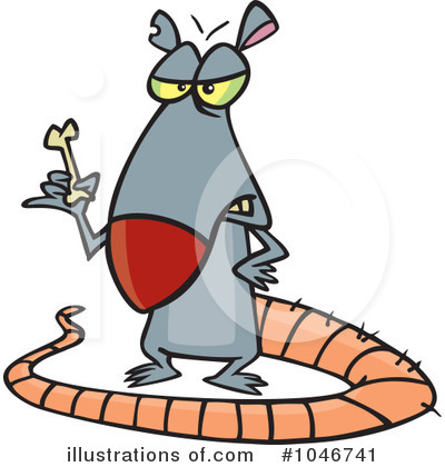 Royalty-Free (RF) Rat Clipart Illustration by toonaday - Stock Sample #1046741