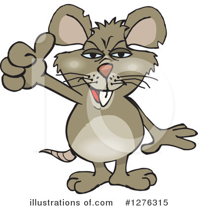 Royalty-Free (RF) Rat Clipart Illustration by Dennis Holmes Designs - Stock Sample #1276315