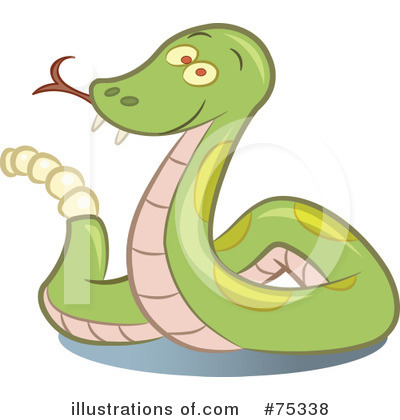 Royalty-Free (RF) Rattlesnake Clipart Illustration by Frisko - Stock Sample #75338