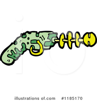 Royalty-Free (RF) Ray Gun Clipart Illustration by lineartestpilot - Stock Sample #1185170