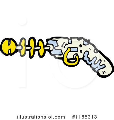 Royalty-Free (RF) Ray Gun Clipart Illustration by lineartestpilot - Stock Sample #1185313