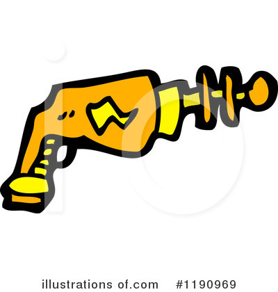 Royalty-Free (RF) Ray Gun Clipart Illustration by lineartestpilot - Stock Sample #1190969