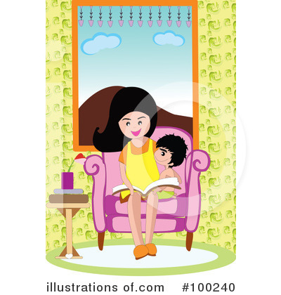 Royalty-Free (RF) Reading Clipart Illustration by mayawizard101 - Stock Sample #100240