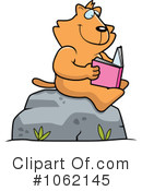 Reading Clipart #1062145 by Cory Thoman
