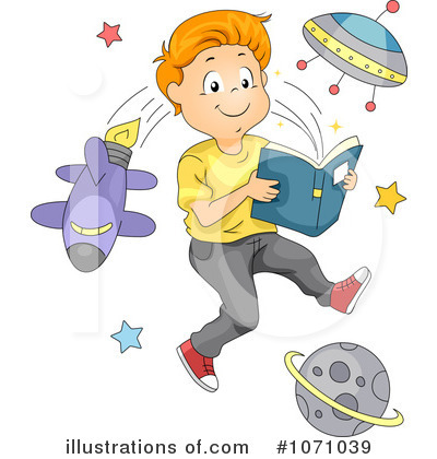 Royalty-Free (RF) Reading Clipart Illustration by BNP Design Studio - Stock Sample #1071039