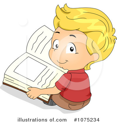Royalty-Free (RF) Reading Clipart Illustration by BNP Design Studio - Stock Sample #1075234