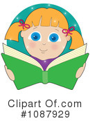 Reading Clipart #1087929 by Maria Bell