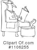 Reading Clipart #1106255 by djart