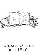 Reading Clipart #1115101 by Prawny Vintage