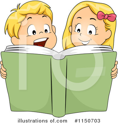 Royalty-Free (RF) Reading Clipart Illustration by BNP Design Studio - Stock Sample #1150703