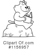 Reading Clipart #1156957 by Cory Thoman
