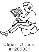 Reading Clipart #1209931 by Prawny