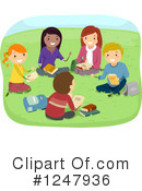 Reading Clipart #1247936 by BNP Design Studio