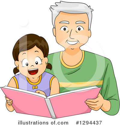 Royalty-Free (RF) Reading Clipart Illustration by BNP Design Studio - Stock Sample #1294437
