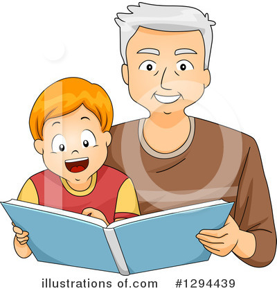 Royalty-Free (RF) Reading Clipart Illustration by BNP Design Studio - Stock Sample #1294439