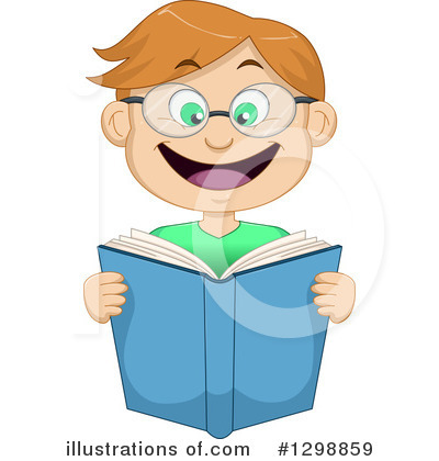 Reading Clipart #1298859 by Liron Peer