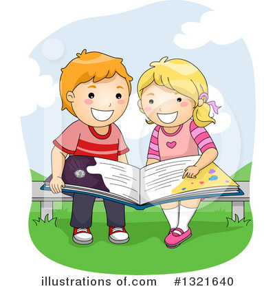 Royalty-Free (RF) Reading Clipart Illustration by BNP Design Studio - Stock Sample #1321640