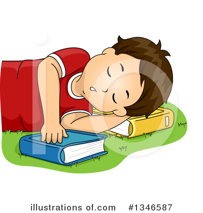 Royalty-Free (RF) Reading Clipart Illustration by BNP Design Studio - Stock Sample #1346587