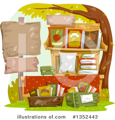 Royalty-Free (RF) Reading Clipart Illustration by BNP Design Studio - Stock Sample #1352443