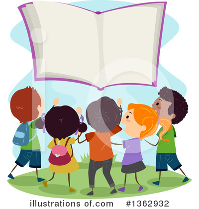 Royalty-Free (RF) Reading Clipart Illustration by BNP Design Studio - Stock Sample #1362932