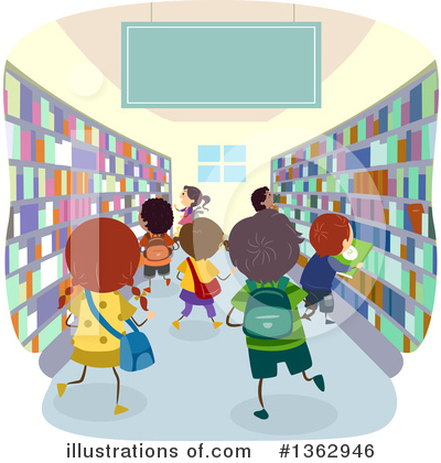 Book Store Clipart #1362946 by BNP Design Studio