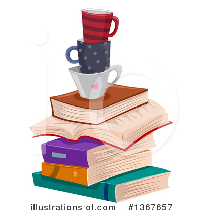 Library Clipart #1367657 by BNP Design Studio