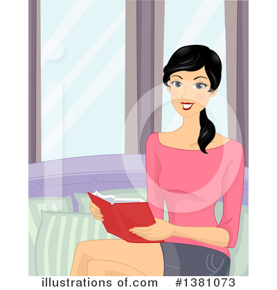 Royalty-Free (RF) Reading Clipart Illustration by BNP Design Studio - Stock Sample #1381073