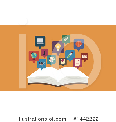 Royalty-Free (RF) Reading Clipart Illustration by BNP Design Studio - Stock Sample #1442222