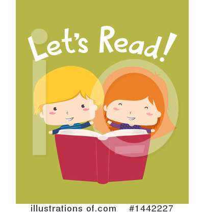 Royalty-Free (RF) Reading Clipart Illustration by BNP Design Studio - Stock Sample #1442227