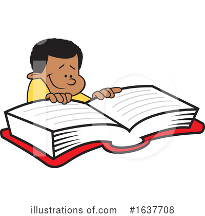 Royalty-Free (RF) Reading Clipart Illustration by Johnny Sajem - Stock Sample #1637708