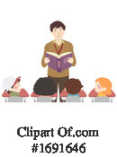 Reading Clipart #1691646 by BNP Design Studio